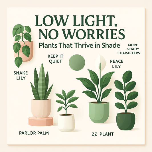 Low Light, No Worries: Plants That Thrive in Shade