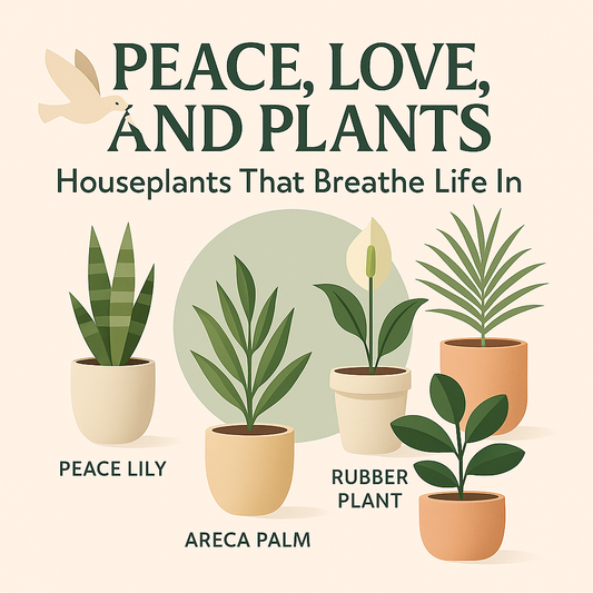 Peace, Love, and Plants: Houseplants That Breathe Life In