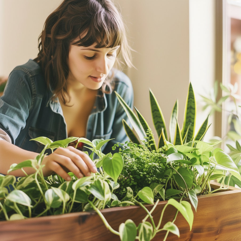 Caring for indoor plants