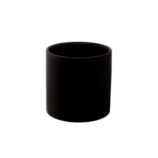 The Comfy Fit ceramic planter - satin matte black