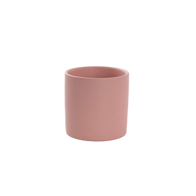 The Comfy Fit ceramic planter - satin matte blush pink
