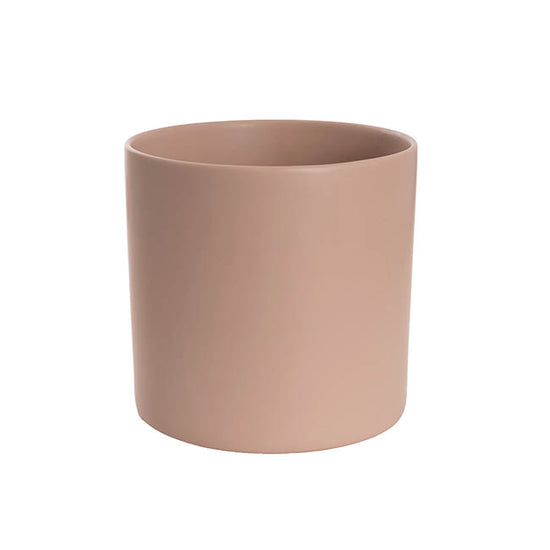 The Comfy Fit ceramic planter - satin matte nude
