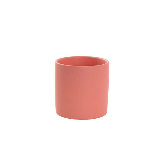 The Comfy Fit ceramic planter - satin matte pink coral