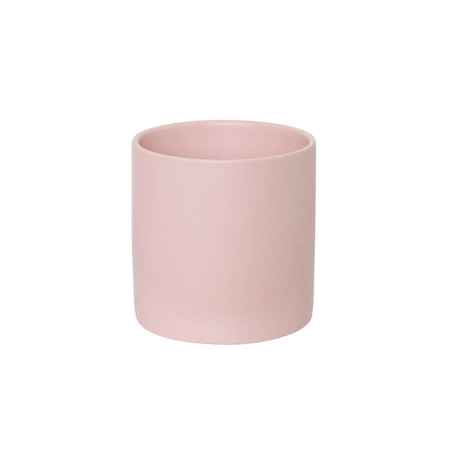 The Comfy Fit ceramic planter - satin matte soft pink